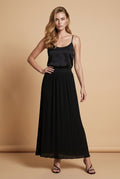 Maxi Pleated Skirt