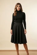 Black Circular Skirt