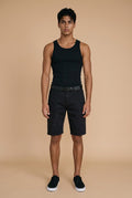 Preme Denim Black Distressed Shorts