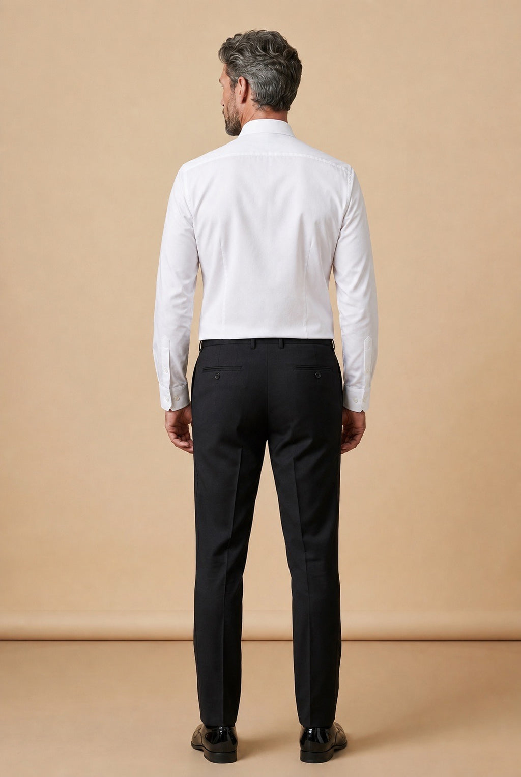 Tux Pants with Dark Brown Side Insert and Waistband
