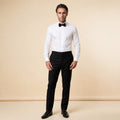 Tux Pants with Dark Brown Side Insert and Waistband