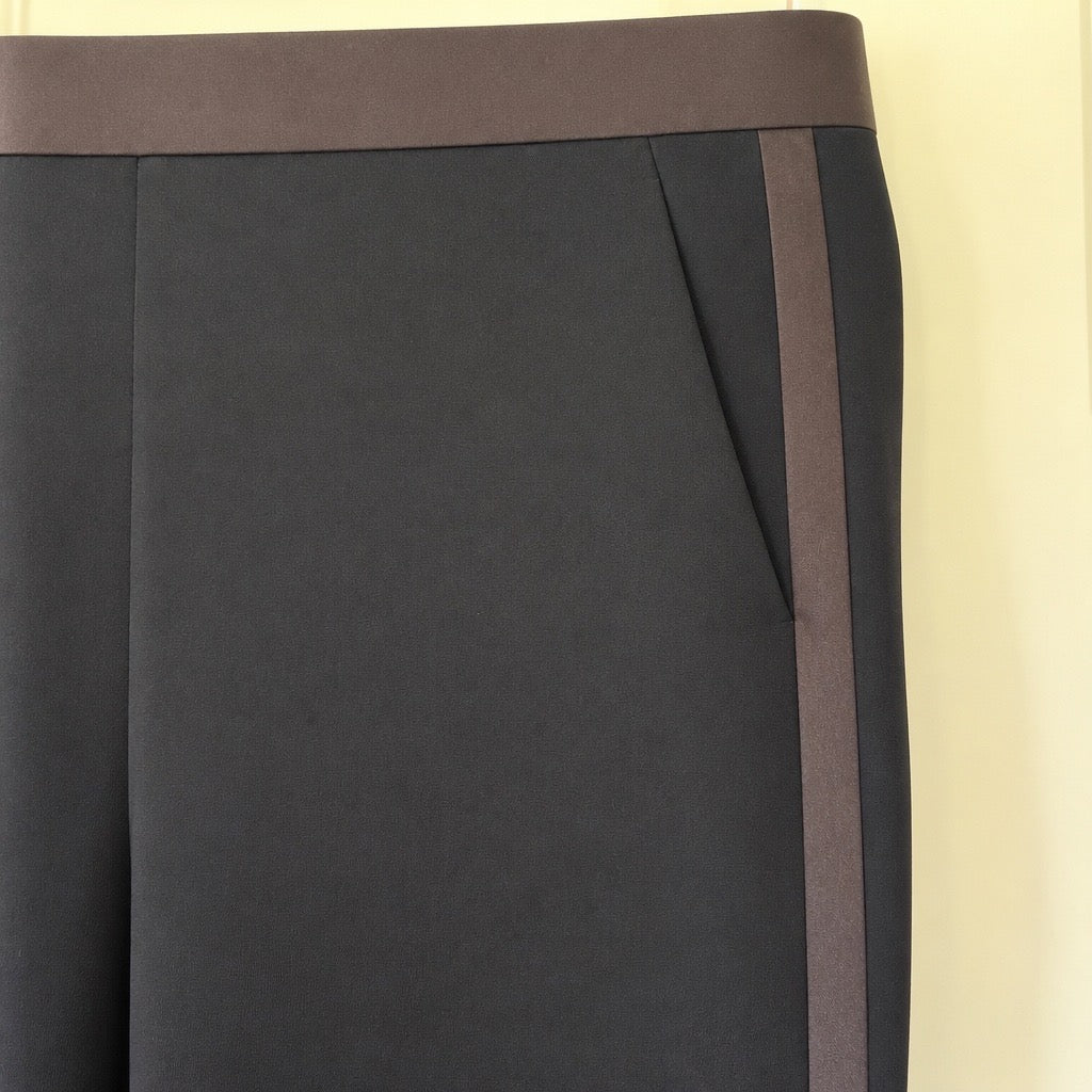 Tux Pants with Dark Brown Side Insert and Waistband