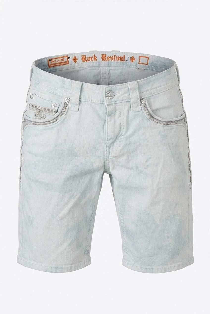 Rock Revival Jacoba White Shorts