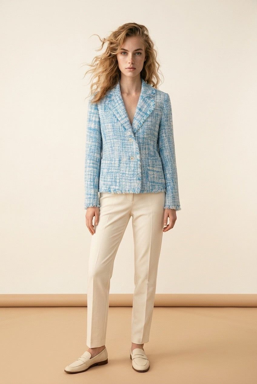 Plaid Chanel Inspired Jacket