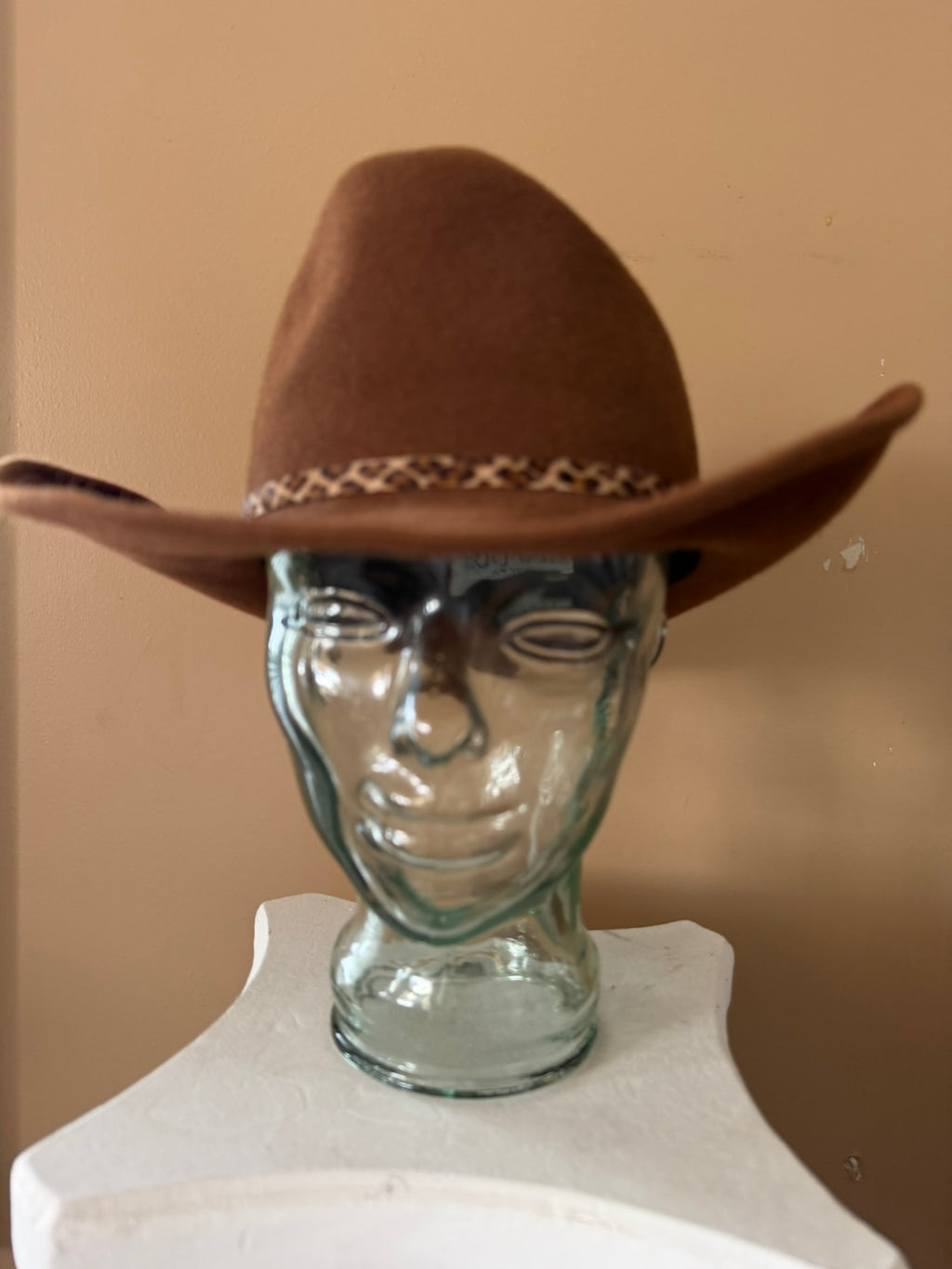 Eric Javits Brown Sombrero Cowboy Hat