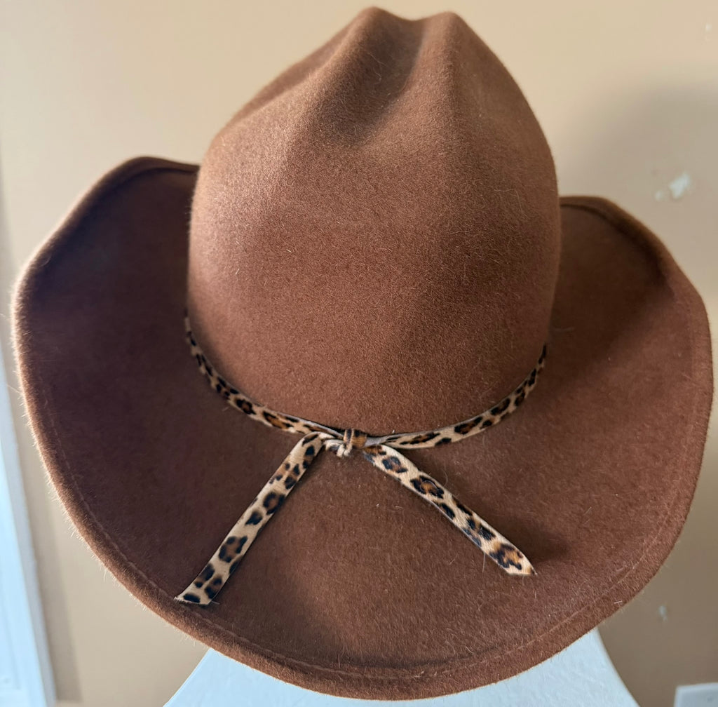 Eric Javits Brown Sombrero Cowboy Hat