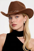 Eric Javits Brown Sombrero Cowboy Hat