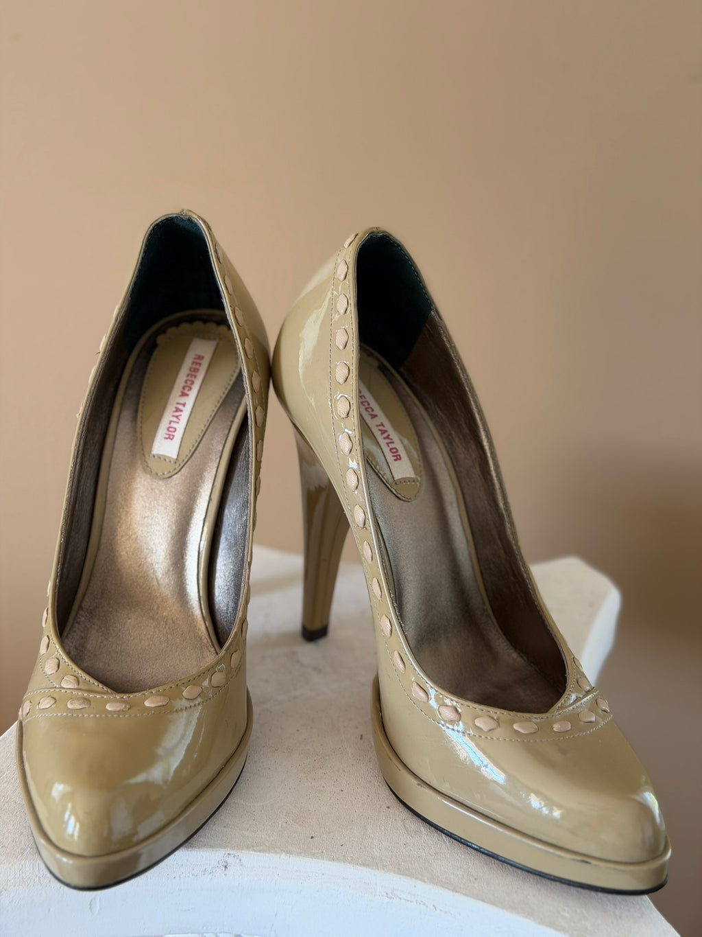 Rebecca Taylor Platform Shoes with Stitch Detail