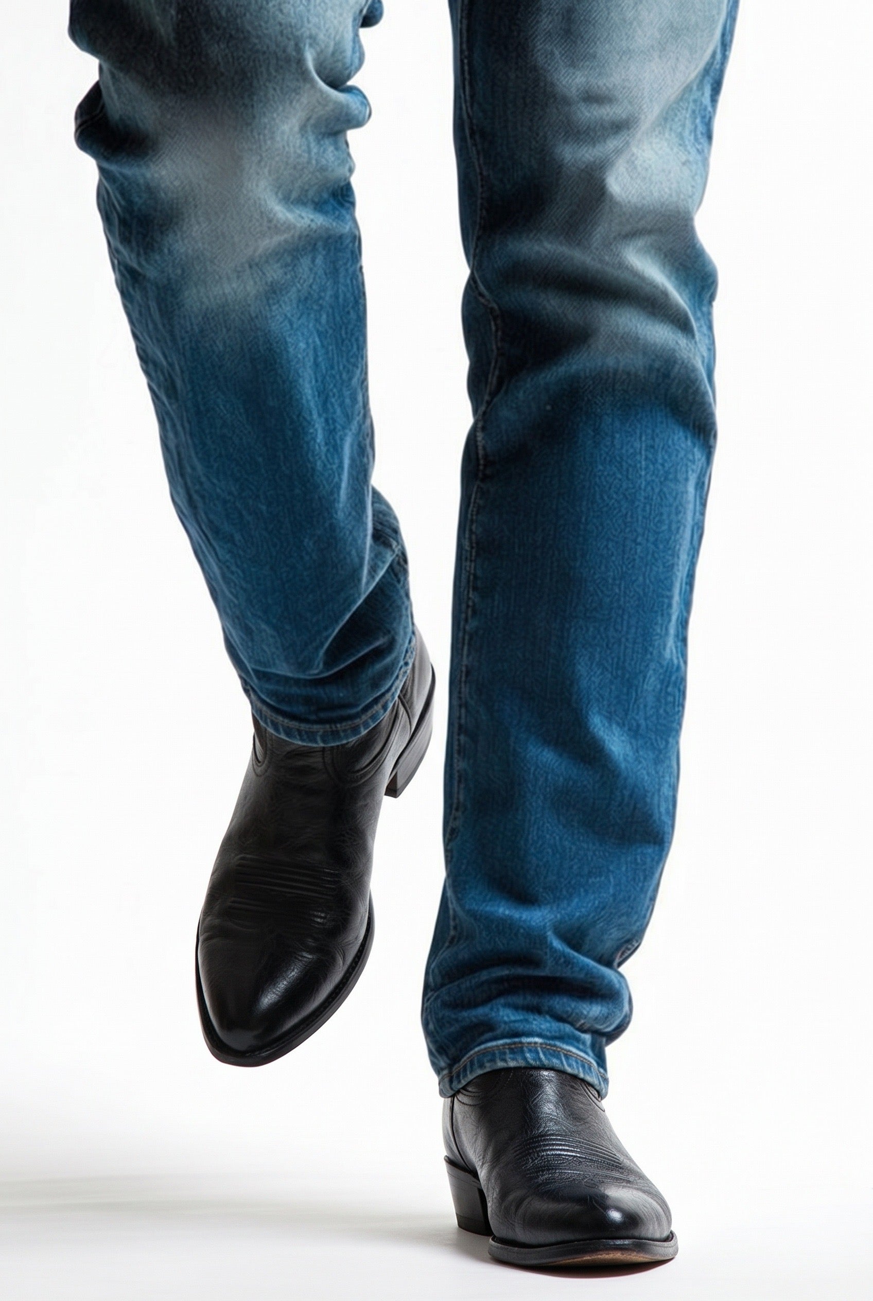 Men's Black Cowboy Boots