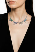 Dragonfly Rhinestone Necklace