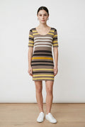 Mini T-Shirt Dress with Back Zipper