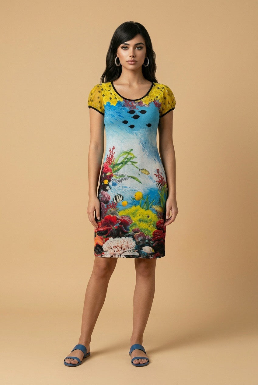 Coral Inspired Dress