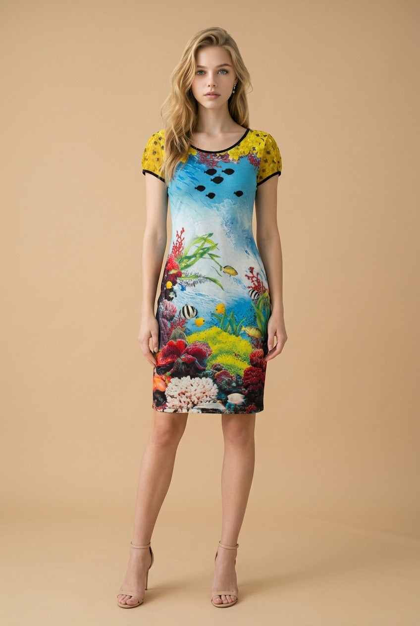 Coral Inspired Dress
