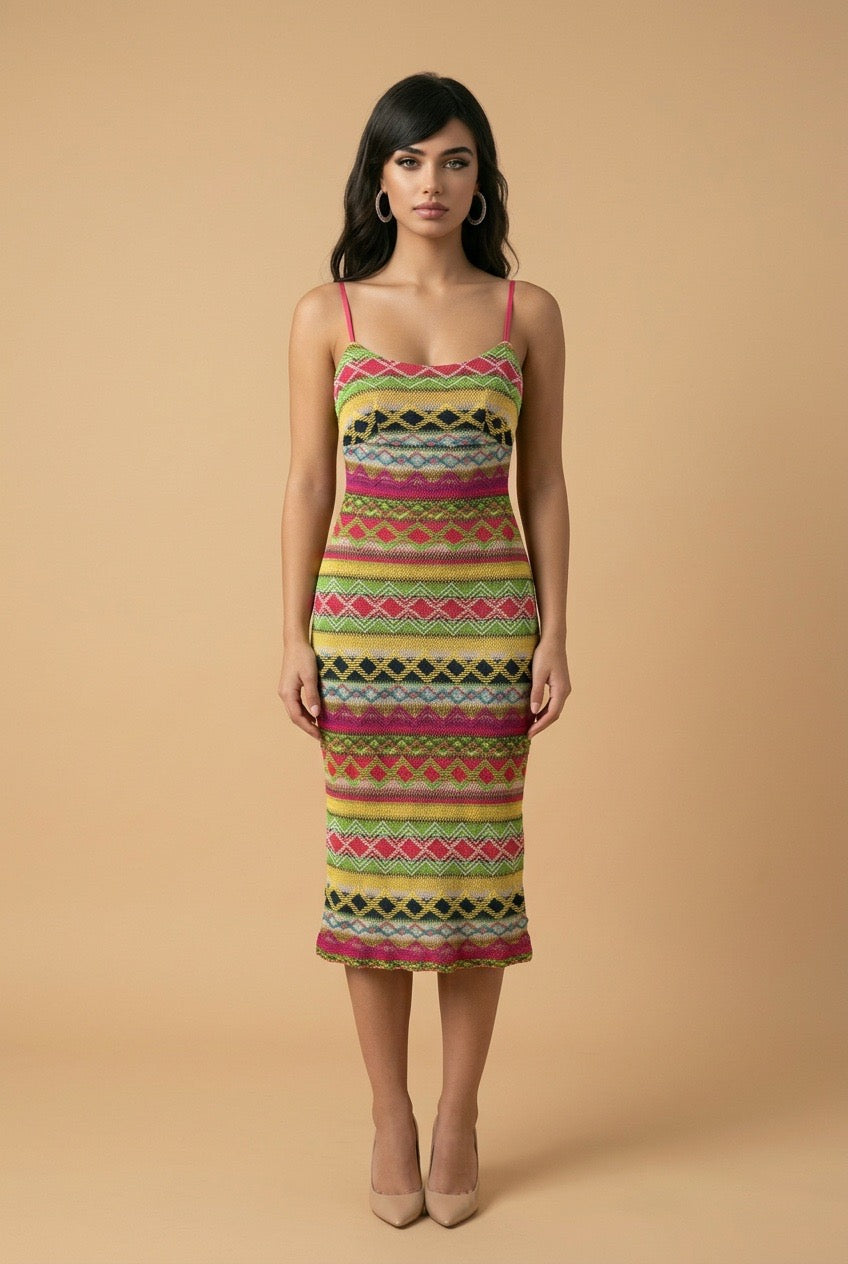 Missoni Inspired Dress