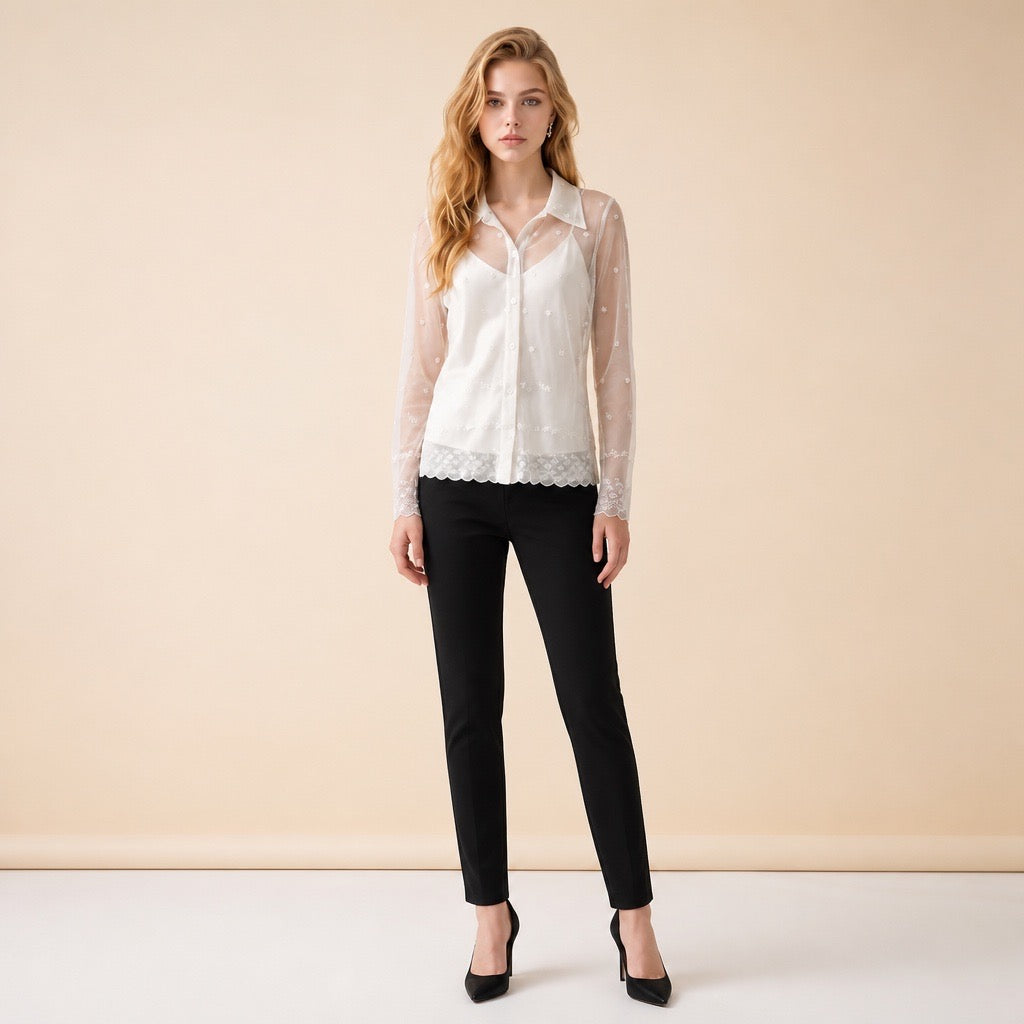 Bebe Lace Shirt