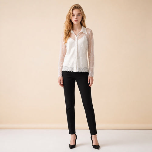 Bebe Lace Shirt